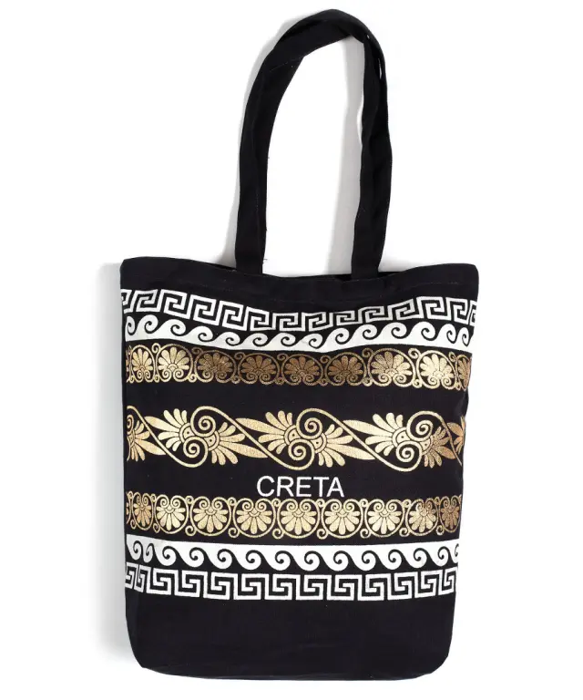 Τσάντα καραβόπανο (40cm x 40cm x 10cm) gold 5 CRETA - -