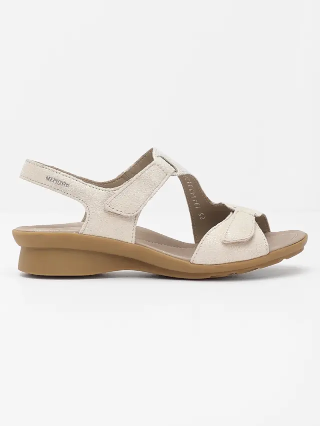 Mephisto Πέδιλα Γυναικείο δέρμα Nubuck Μπεζ MEP/PARIS LIGHT SAND 3
