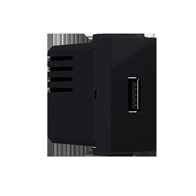 MODYS ΠΡΙΖΑ ΤΡΟΦΟΔΟΣΙΑΣ USB 1XUSB ΜΑΥΡΗ ΜΑΤ 5VDC 1.2A IP20 / 10101412354