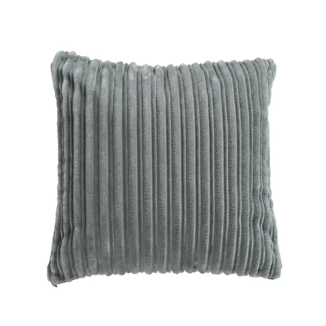 Διακοσμητικό Μαξιλάρι 40x40 Fleece Με Γέμιση Das Home 1179 Grey 100% Πολυέστερ