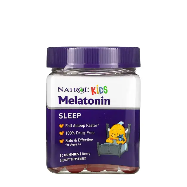 Natrol Kids Melatonin Berry Gummies Berry, 60 Gummies