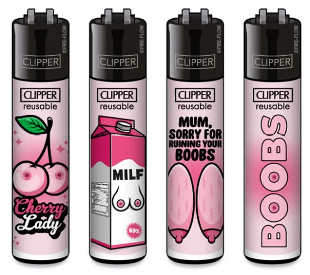 Clipper Αναπτήρας Μεγάλος - Boobs (Ειδική έκδοση 18+)