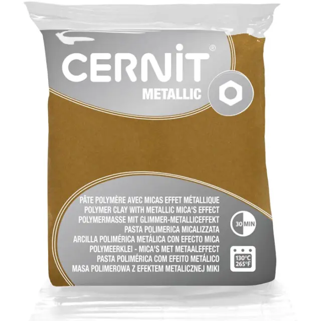 Πολυμερικός Πηλός Cernit Metallic No053 - Rich Gold - 56gr