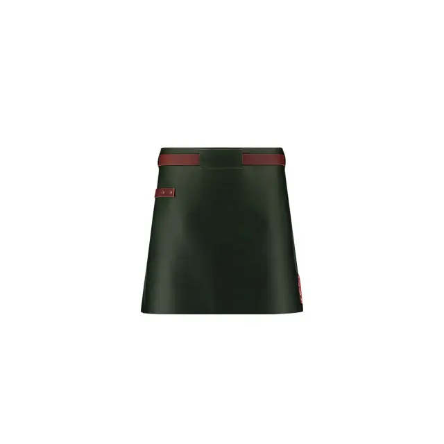 Witloft Leather Waist Down Apron Dark Green