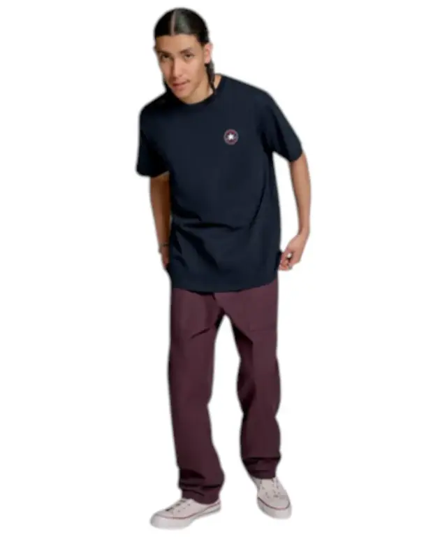 Converse - Ανδρικό T‑shirt Chuck Print Tee Standar Fit CVM5T565-001 Μαύρο 2