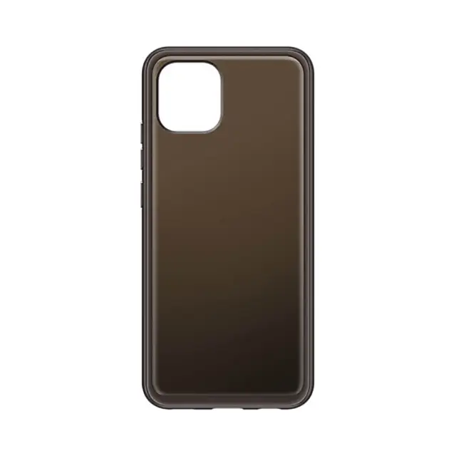 Θήκη Σιλικόνης Samsung EF-QA036 Soft Clear Cover Για Samsung Galaxy A03 Μαύρη Διάφανη