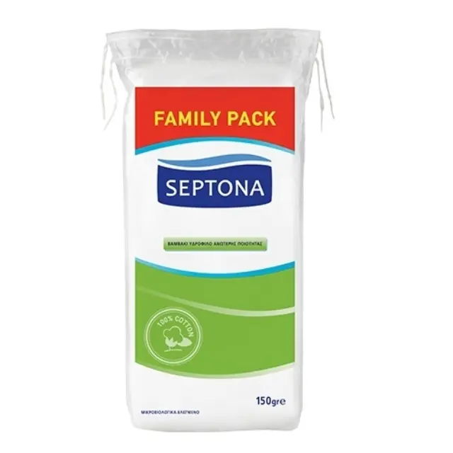 Septona Υδρόφιλο Βαμβάκι Family Pack 150gr