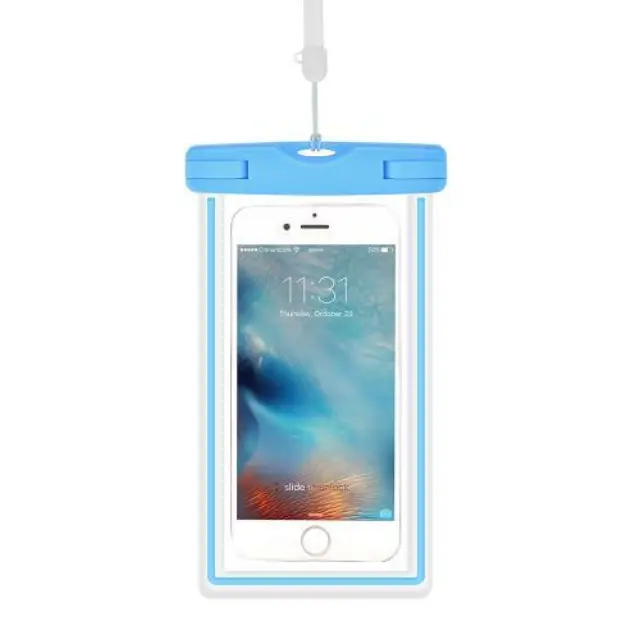 Waterproof Θήκη Devia Ranger Fluorescence για Smartphones έως 5.5" Μπλε N60293