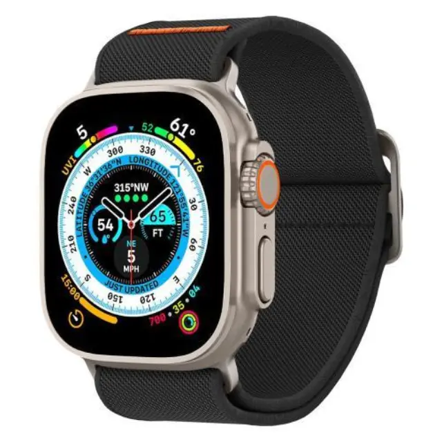 Λουράκι Spigen Apple Watch (44/ 45/ 46/ 49mm) Lite Fit Ultra Μαύρο N62574