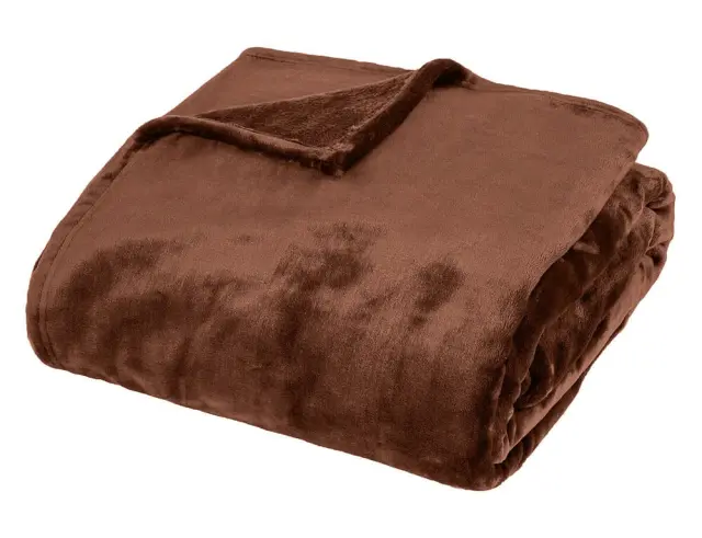 Κουβέρτα Cuddly Atmosphera με διαστάσεις 230x180cm - Brown 204414D 3
