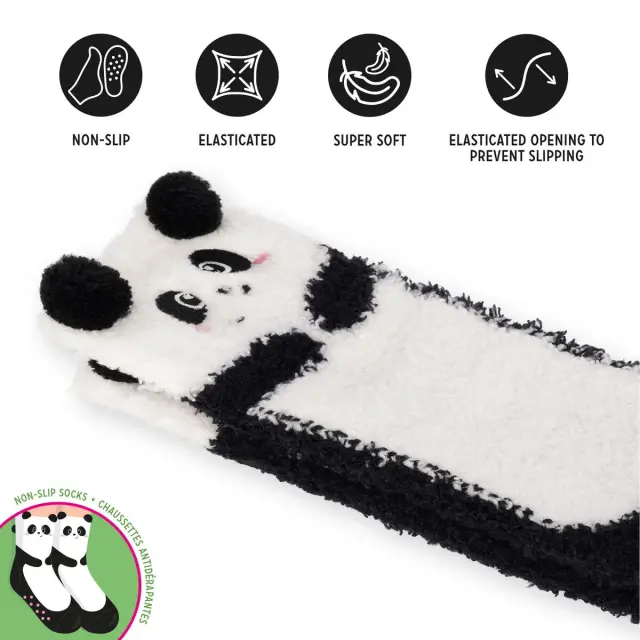 Legami Καλτσοπαντόφλες / Non-slip Socks Kids Size: It's a Match! (9 σχέδια) Panda, 26-34 3