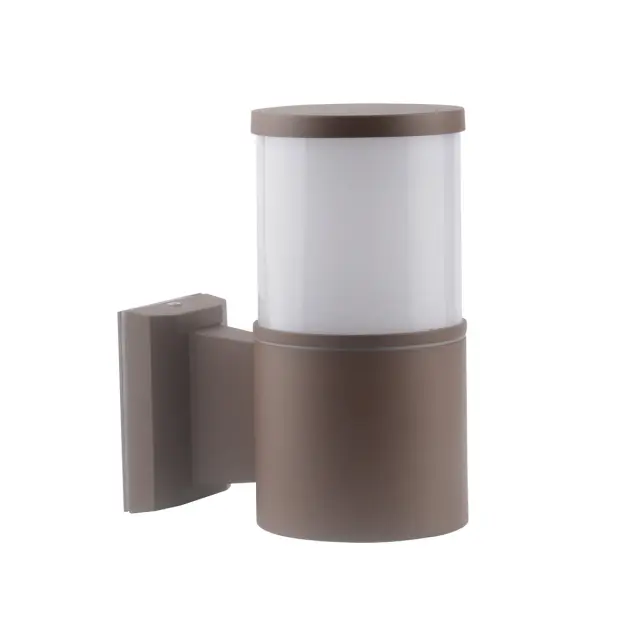 Ena 01090/BR Φωτιστικό τοίχου Ε27/A60 IP54 ø10.7x21x17.7cm καφέ σκουριάς Σκουριά