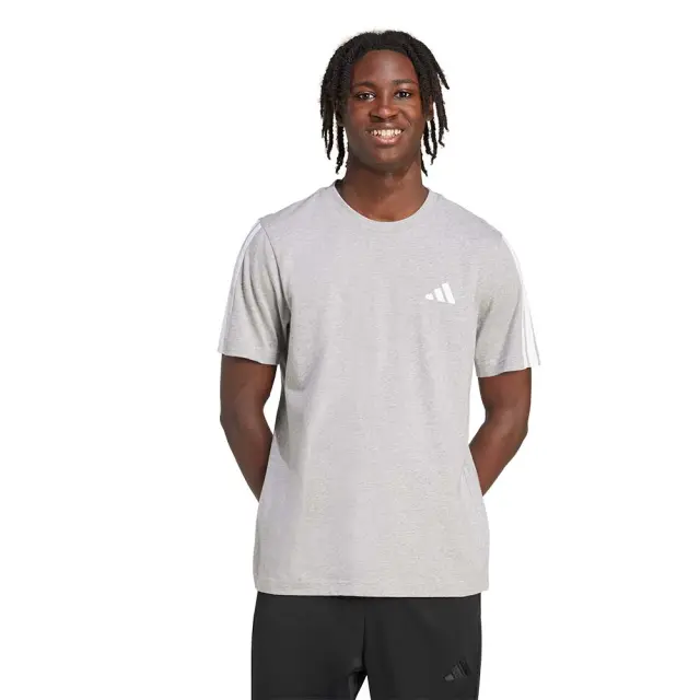 adidas Sportswear Men's 3Stripes Single Jersey T-Shirt Γκρι JV6786 (adidas Sportswear)