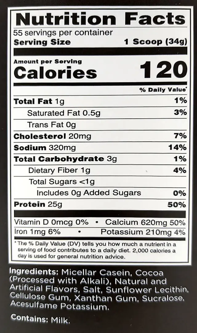 Rule1 Casein Cookies & Cream, 55 Servings 2
