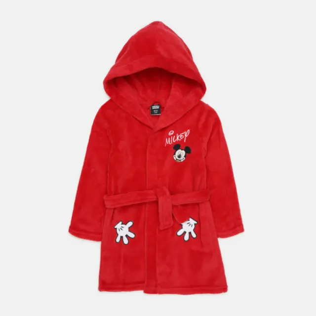 Παιδικό Μπουρνούζι με Κουκούλα Mickey Red 7020066 - 5-6 Y (110-116cm)
