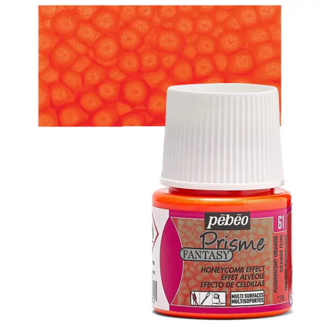Pebeo Fantasy Prisme Σμάλτο - 61 Fluorescent Orange - 45ml