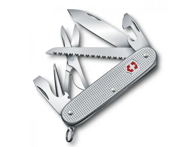 Ελβετικός Σουγιάς Victorinox Farmer X Alox με 10 λειτουργίες και μήκος 9.3cm - Silver 0.8271.26 2