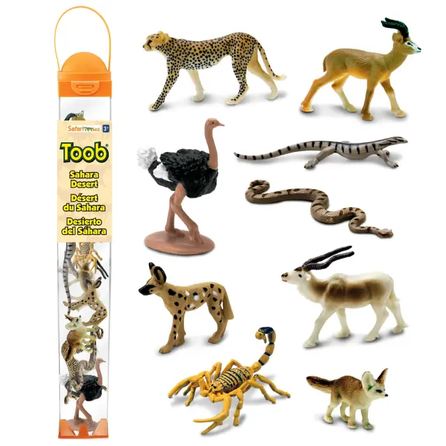 Safari Ltd Μινιατούρες Sahara Desert TOOB Ζώα Της Ερήμου Σαχάρα (3+ ετών) 100408