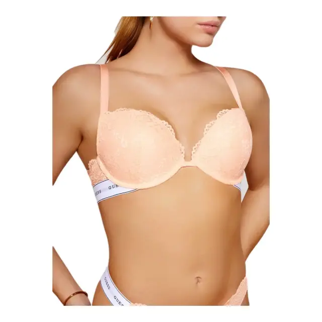 Guess Γυναικείο Σουτιέν Push-Up Lace Belle, Χρώμα Peach Touch - 75B 3