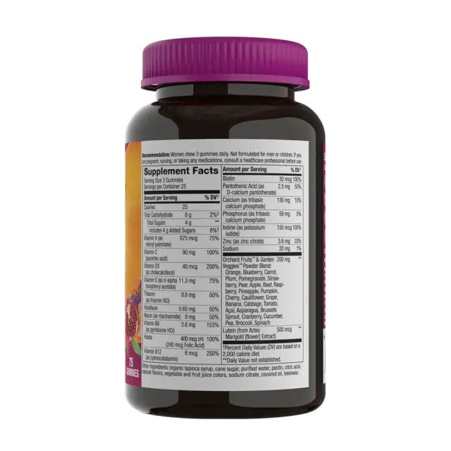 Nature's Way Alive!® Premium Women’s 50+ Gummy Multivitamin 2