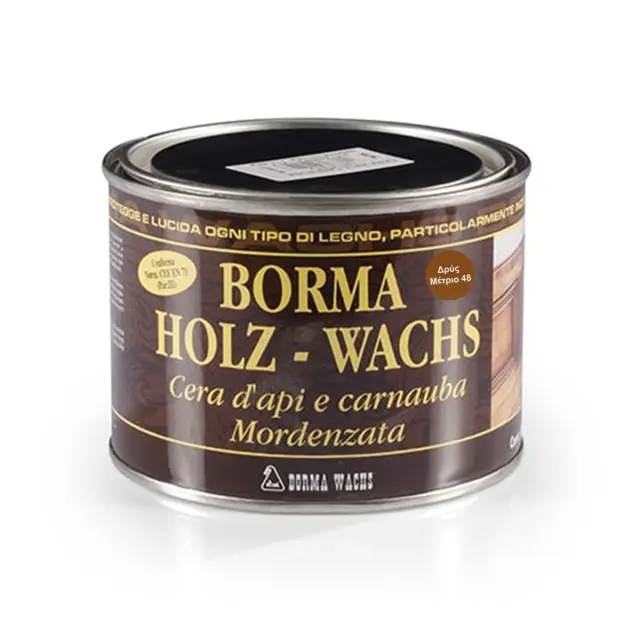 Φυσικό Κερί Παλαίωσης σε Πάστα 500ml Holzwachs Borma Wachs Χρώμα Δρύς Μέτριο 48