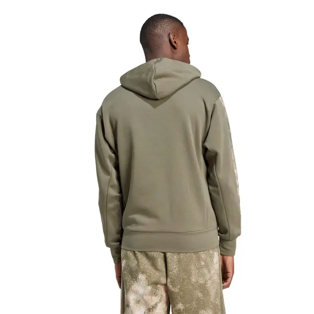 adidas Sportswear Men's Seasonal Allover Print Hoodie Λαδί JM1723 (adidas Sportswear) 2