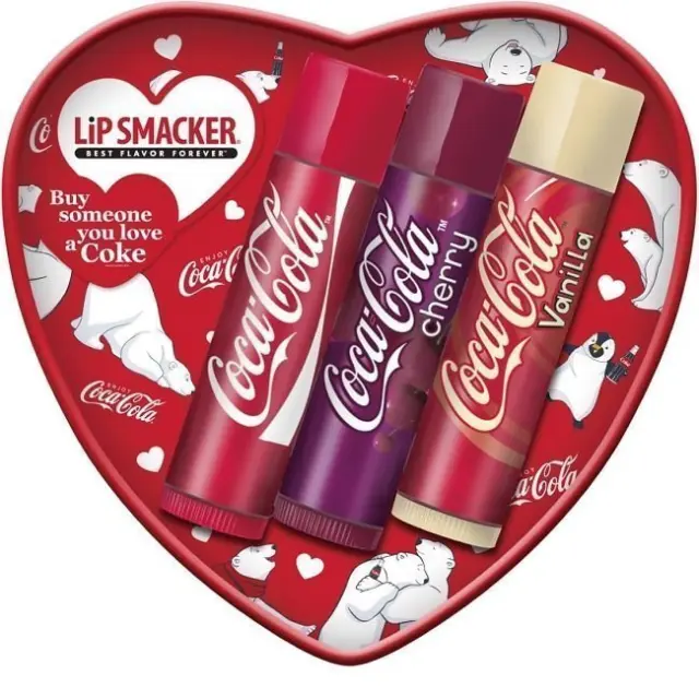 Lip Smacker Σετ Coca-Cola Heart Lip Balm