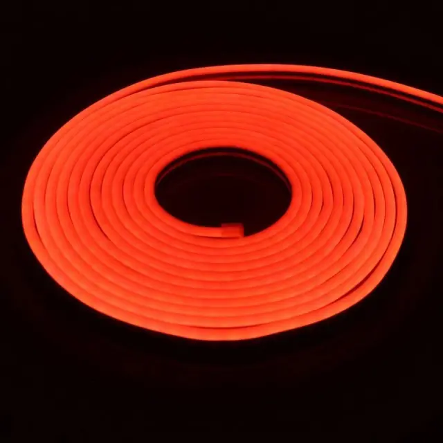LED εύκαμπτη φωτιζόμενη ταινία Neon κόκκινο 5m - Flexible strip light 620045 2