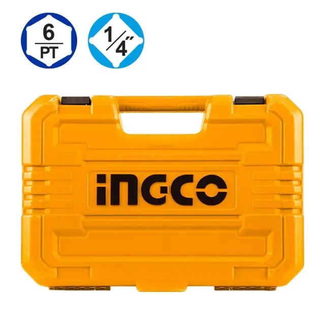 ΚΑΣΕΤΙΝΑ ΚΑΡΥΔΑΚΙΑ 1/4" 46ΤΕΜ INGCO HKTS14462 2