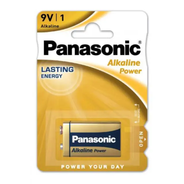Panasonic Alkaline Power Μπαταρία 9V 1τμχ (9004704) (PAN9004704) PANASONIC BATTERY 2