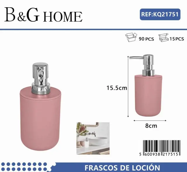 Θήκες κρεμοσάπουνου Dispenser πλαστικές - Σετ 5pcs - Pink - 21751 2
