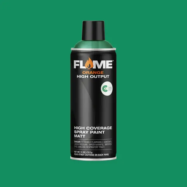 Flame Orange Spray Paint 400ml FO-672 Turquoise