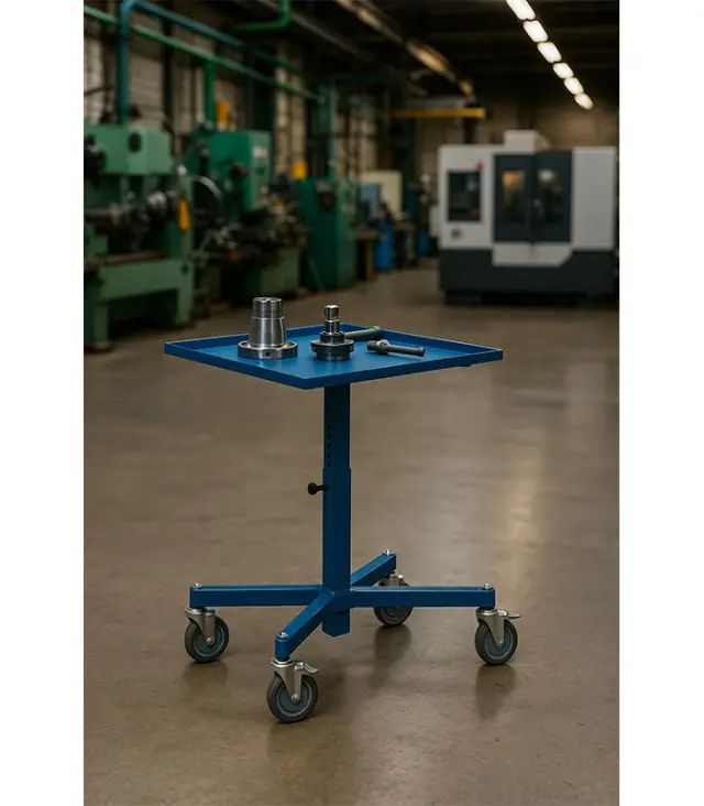 Variofit sw-405.005/AG Σταντ Αντικειμένων Τροχήλατο Ρυθμιζόμενου Ύψους Ανακλινόμενο για Φορτίο Βάρους ως 150kg 3