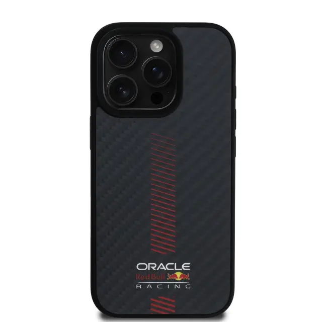 Red Bull Carbon Powerbar MagSafe Case for iPhone 16 Pro Max Black 3