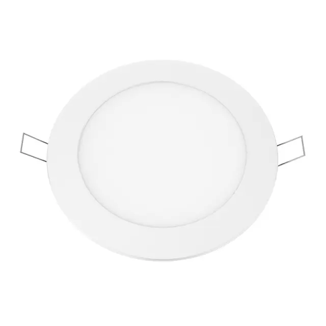 LED ΠΑΝΕΛ ΧΩΝΕΥΤΟ 230V AC 12W 4000K 1100LM Ra80 Φ170mm ΛΕΥΚΟ ΣΤΡΟΓΓΥΛΟ / PENU1240RW