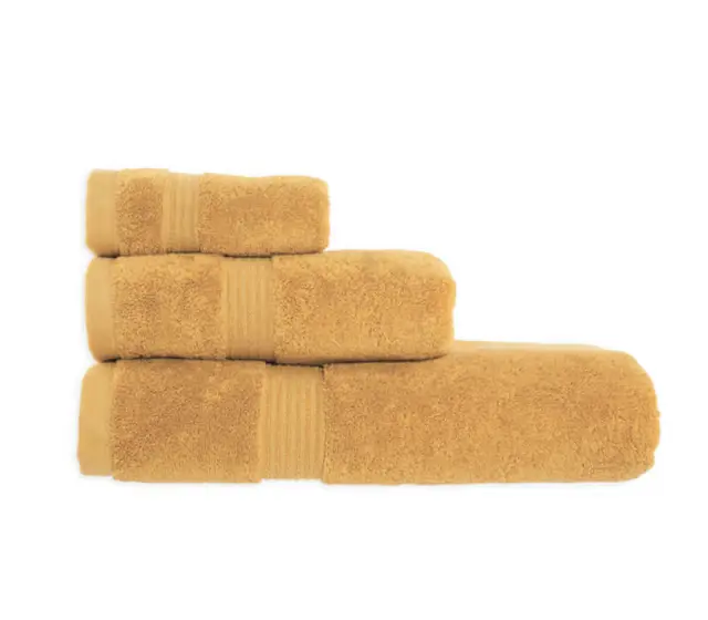 Πετσέτα Μπάνιου 80x160 Nef-Nef Homeware Μονόχρωμη Aegean MUSTARD