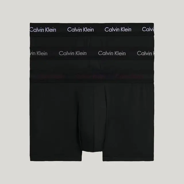 Calvin Klein - Ανδρικά Μποξεράκια Low Rise Trunk 3Pack 0000U2664G-H55 Μαύρο - S