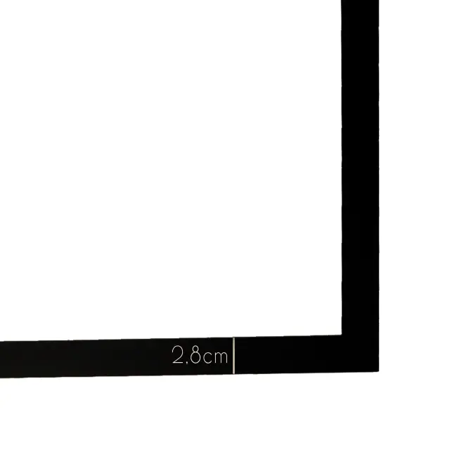 κορνίζα ξύλινη 32Χ48cm τοίχου για πτυχίο 32X48cm χρώμα μαύρο με τζάμι ματ (Κ1041-69) 3