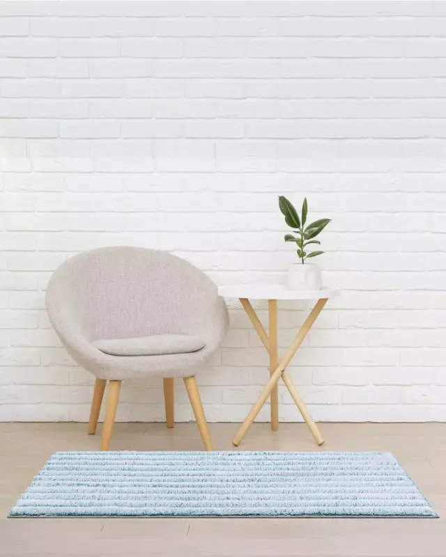 Χαλάκι γούνινο αντιολισθητικό Misty Smooth Green 70x130