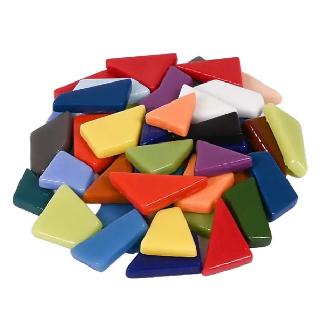 Γυάλινη Ψηφίδα Pure Glass PG99 - Πολυγωνικές - Mix - 100gr
