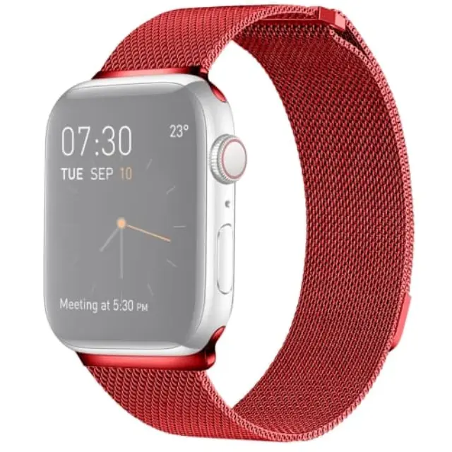 Milanese Loop για Apple Watch 44/45/46/49mm - Red OEM
