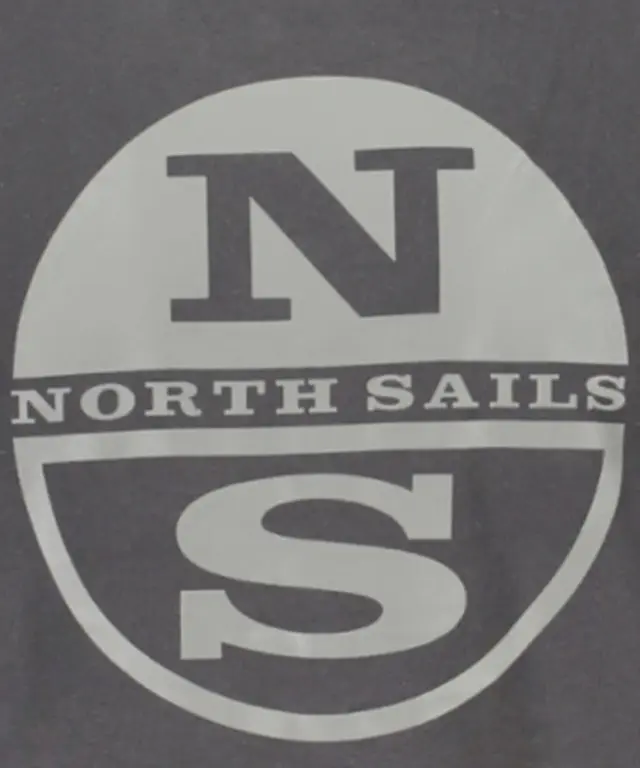 North Sails - Ανδρικό Φούτερ Hoodie Regular Fit 993023-000-0999 Μαύρο 3