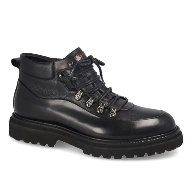 Comart Μποτάκια Ανδρικό δέρμα Μαύρο M4N/466356 NERO - 40