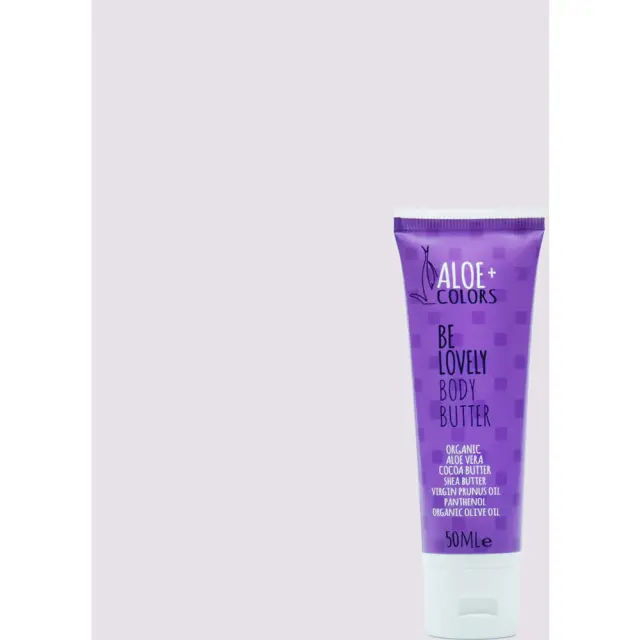 Aloe+ Colors Be Lovely Ενυδατικό Butter Σώματος με Aloe Vera & Άρωμα Καραμέλα για Ξηρές Επιδερμίδες 50ml 2