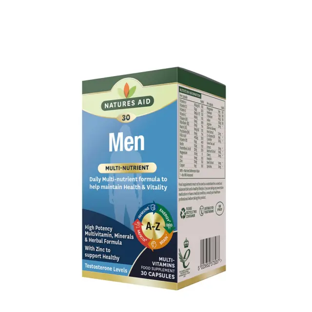 Natures Aid Men's Multi-Vitamins & Minerals