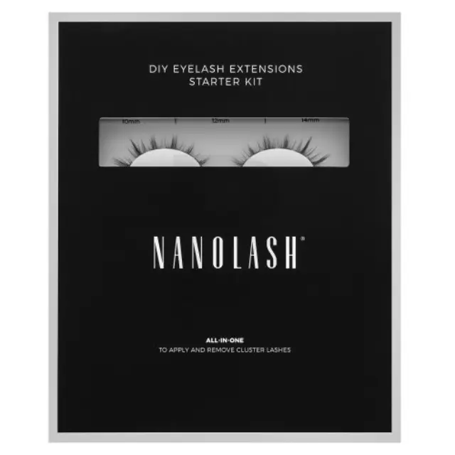 Nanolash DIY Eyelash Extensions Starter Kit set for home eyelash extensions Flirty