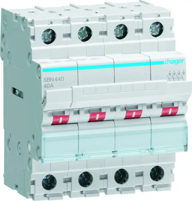 4P 40A Switch
