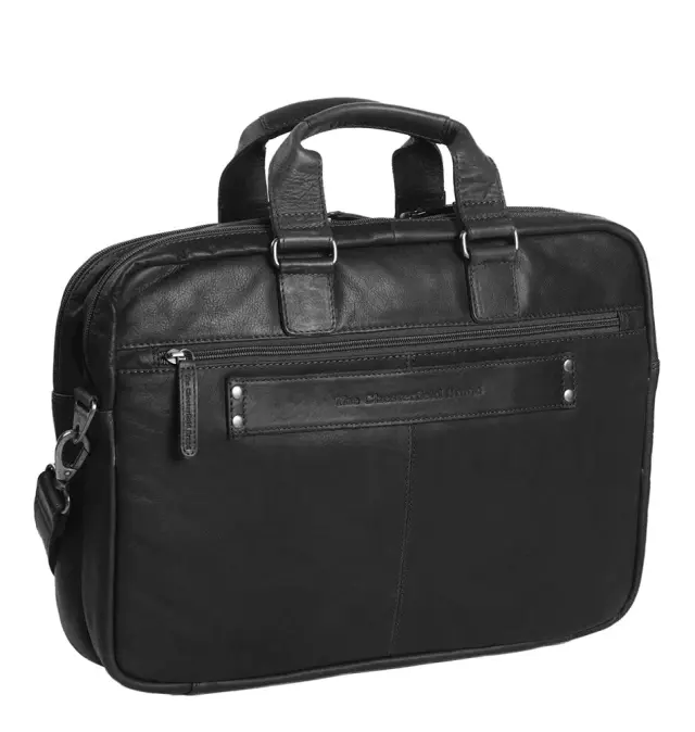 Δερμάτινος Χαρτοφύλακας Chesterfield C40.101000 Μαύρο - One Size 3