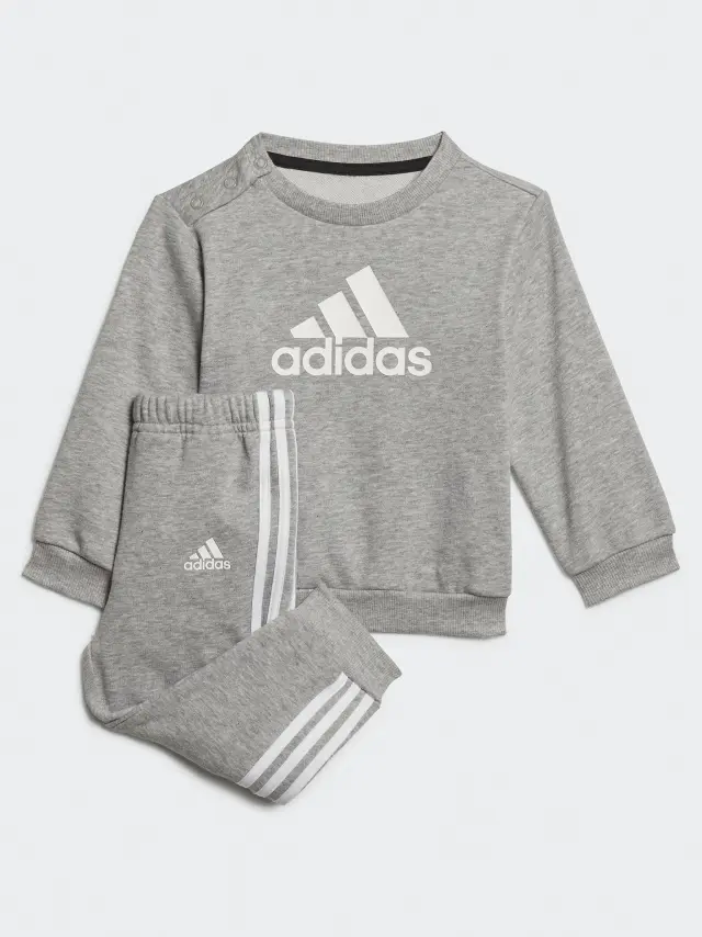 Adidas Badge of Sport French Terry Σετ φόρμας HM6613 1020 Γκρι - 1-1.5 χρονών