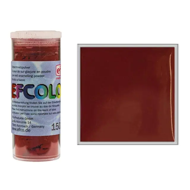 Σμάλτο Μετάλλου Efcolor 150ºC - Dark Red - 10ml